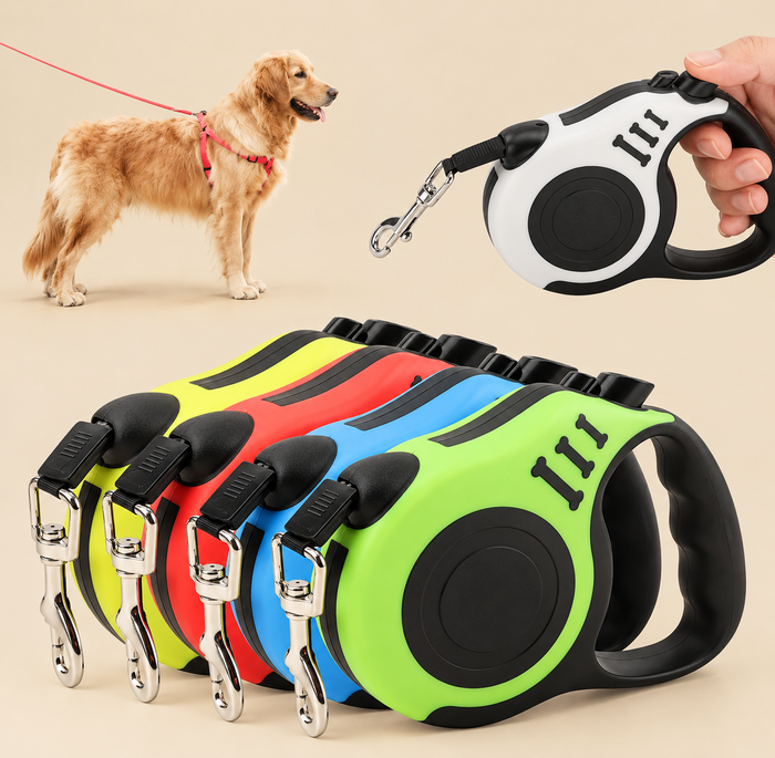 犬用 伸縮リード 3m/5m 小型犬〜中型犬対応
